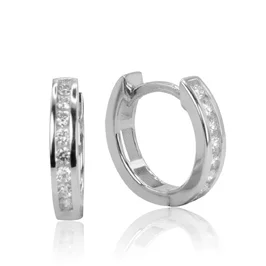 Zlaté náušnice s diamantmi Zlaté náušnice s diamantmi