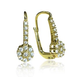 Zlaté náušnice s diamantmi Margaret Zlaté náušnice s diamantmi Margaret