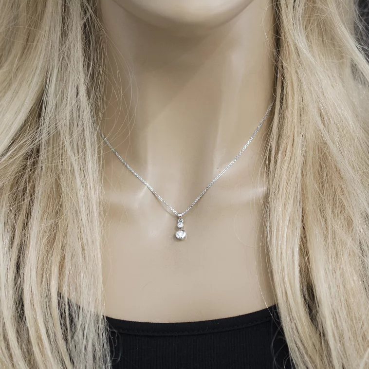 Zlatý diamantový náhrdelník Lucky Zlatý diamantový náhrdelník Lucky