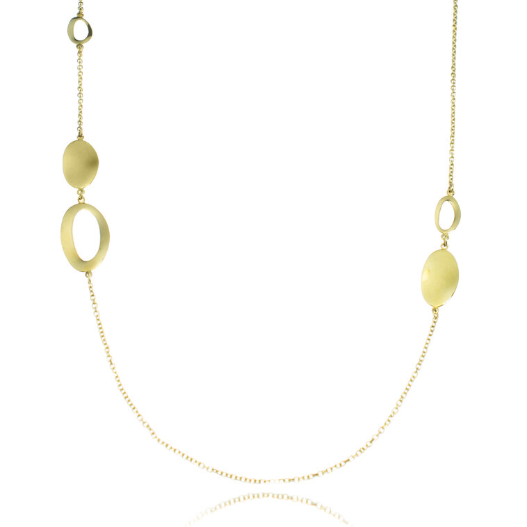 Zlatý dlhý náhrdelník Sartoire, Ellaine LNL239.SP