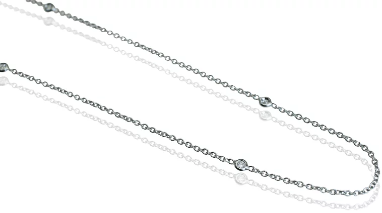 Zlatý náhrdelník Moraglione 1922 s diamantmi Zlatý náhrdelník Moraglione 1922 s diamantmi