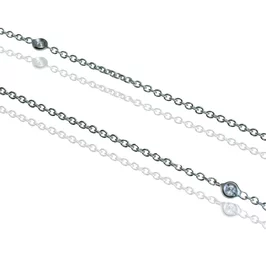 Zlatý náhrdelník Moraglione 1922 s diamantmi Zlatý náhrdelník Moraglione 1922 s diamantmi