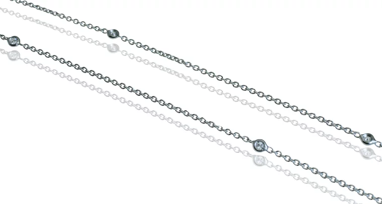Zlatý náhrdelník Moraglione 1922 s diamantmi Zlatý náhrdelník Moraglione 1922 s diamantmi
