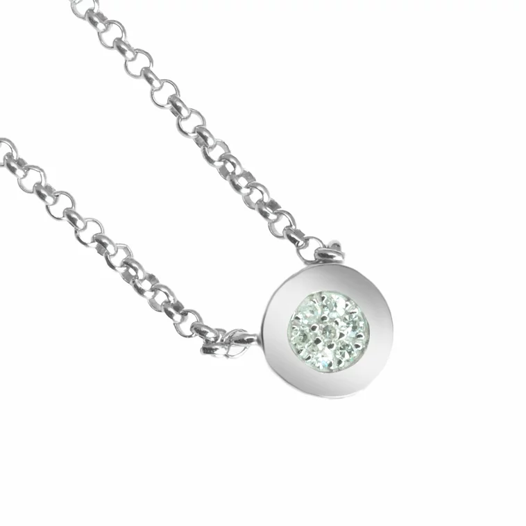 Zlatý náhrdelník s diamantmi Zlatý náhrdelník s diamantmi