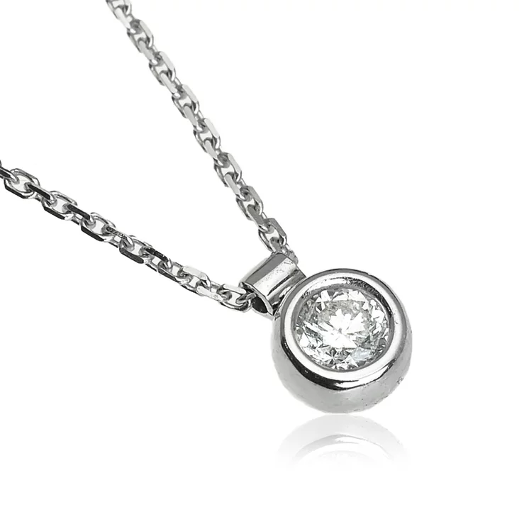 Zlatý náhrdelník s diamantom Zlatý náhrdelník s diamantom