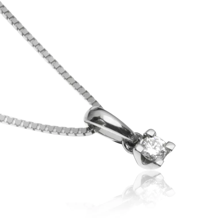 Zlatý náhrdelník s diamantom Zlatý náhrdelník s diamantom