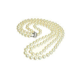 Zlatý náhrdelník so sladkovodnými perlami Fillie