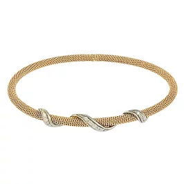 Zlatý náramok Moraglione 1922 s diamantmi Zlatý náramok Moraglione 1922 s diamantmi