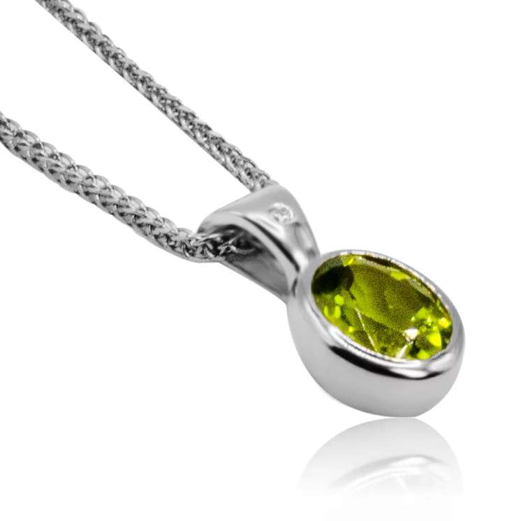 Zlatý prívesok diamantmi a olivínom LPE823.WS Zlatý prívesok diamantmi a olivínom LPE823.WS