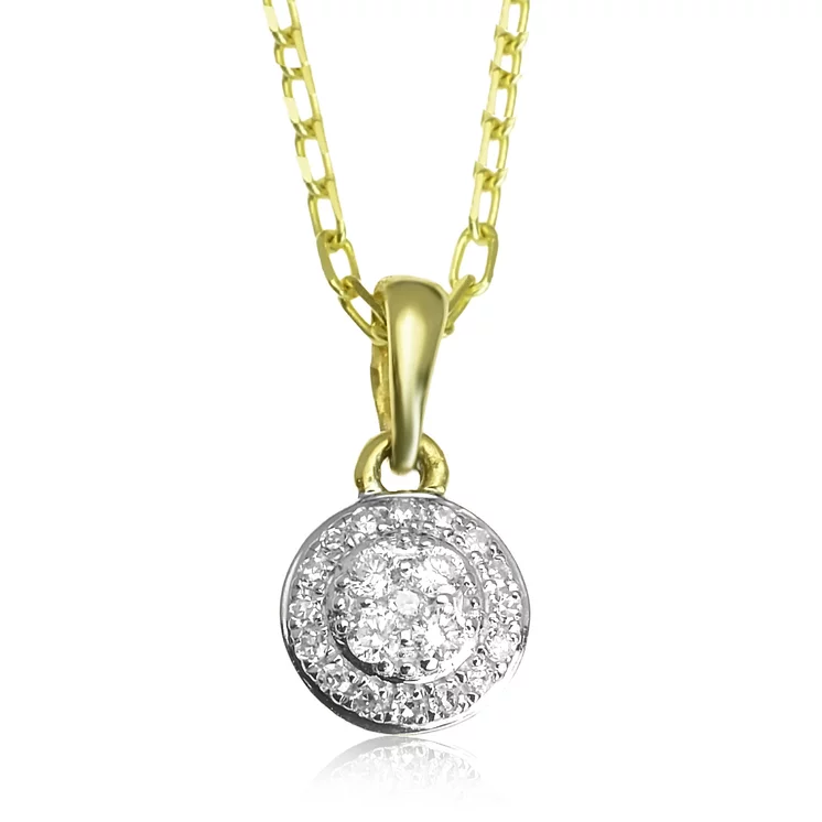 Zlatý prívesok s diamantmi Kinsley Zlatý prívesok s diamantmi Kinsley