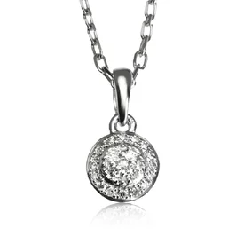 Zlatý prívesok s diamantmi Kinsley white Zlatý prívesok s diamantmi Kinsley white