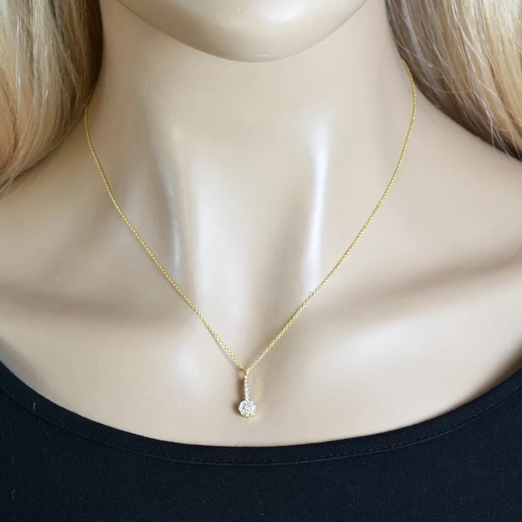 Zlatý prívesok s diamantmi Margaret Zlatý prívesok s diamantmi Margaret