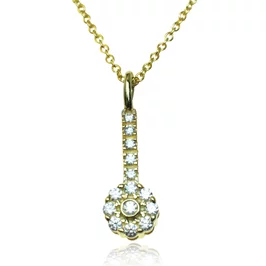 Zlatý prívesok s diamantmi Margaret Zlatý prívesok s diamantmi Margaret