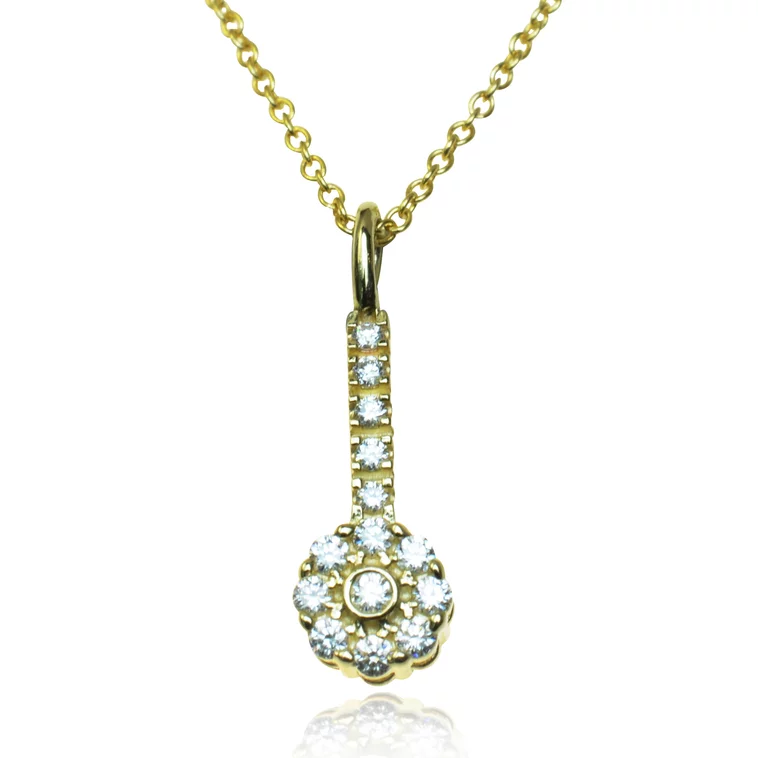 Zlatý prívesok s diamantmi Margaret Zlatý prívesok s diamantmi Margaret