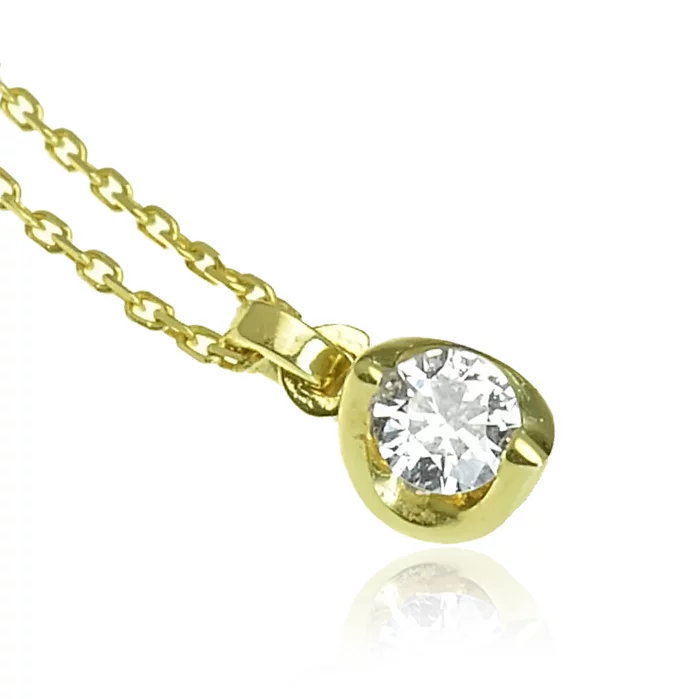 Zlatý prívesok s diamantom Zlatý prívesok s diamantom