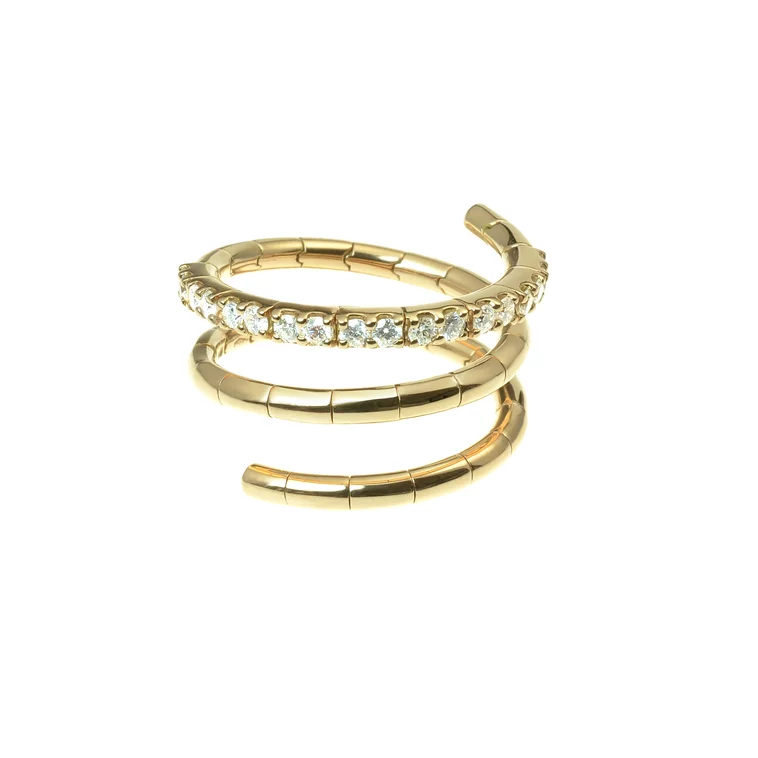 Zlatý prsteň Moraglione 1922 s diamantmi Zlatý prsteň Moraglione 1922 s diamantmi