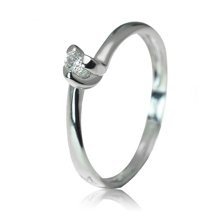Zlatý prsteň Moraglione 1922 s diamantom Zlatý prsteň Moraglione 1922 s diamantom
