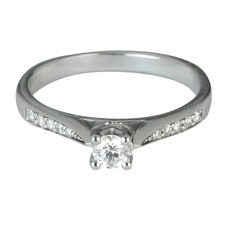 Zlatý prsteň s diamantmi Zlatý prsteň s diamantmi