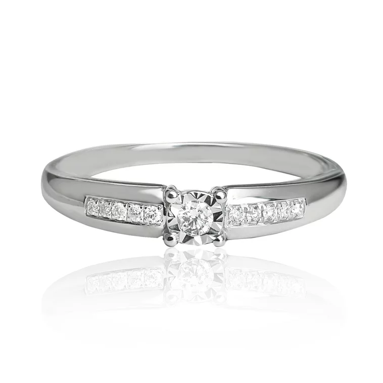 Zlatý prsteň s diamantmi Zlatý prsteň s diamantmi