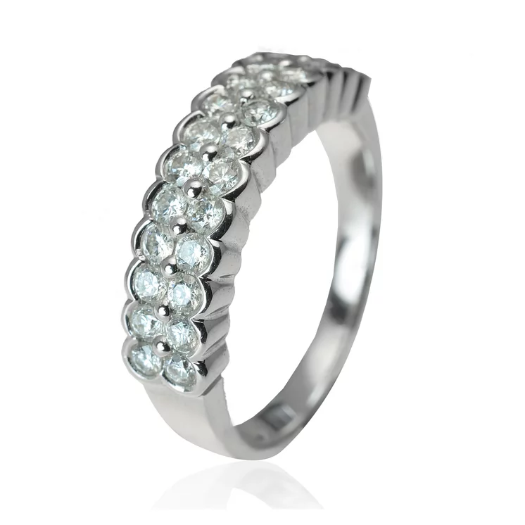 Zlatý prsteň s diamantmi Zlatý prsteň s diamantmi