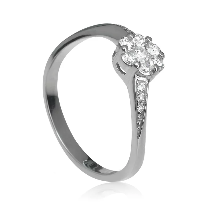 Zlatý prsteň s diamantmi Zlatý prsteň s diamantmi