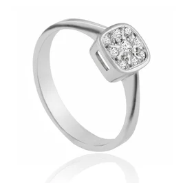 Zlatý prsteň s diamantmi Ashanti Zlatý prsteň s diamantmi Ashanti