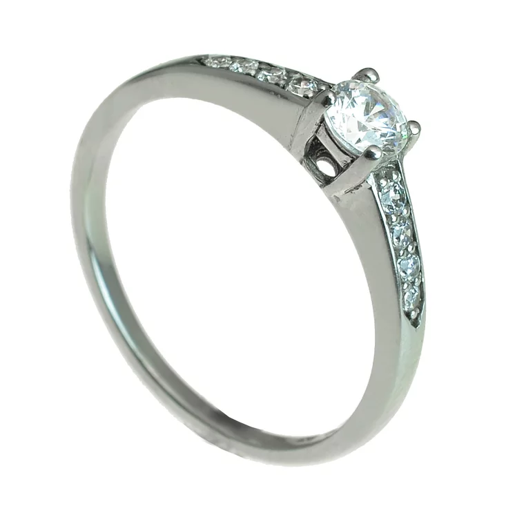 Zlatý prsteň s diamantmi Zlatý prsteň s diamantmi