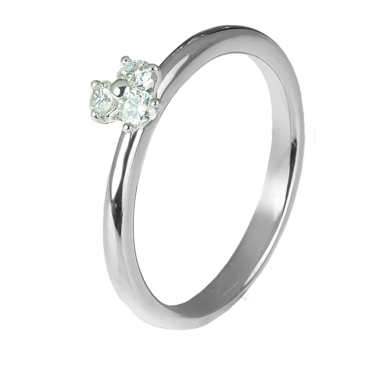 Zlatý prsteň s diamantmi Zlatý prsteň s diamantmi