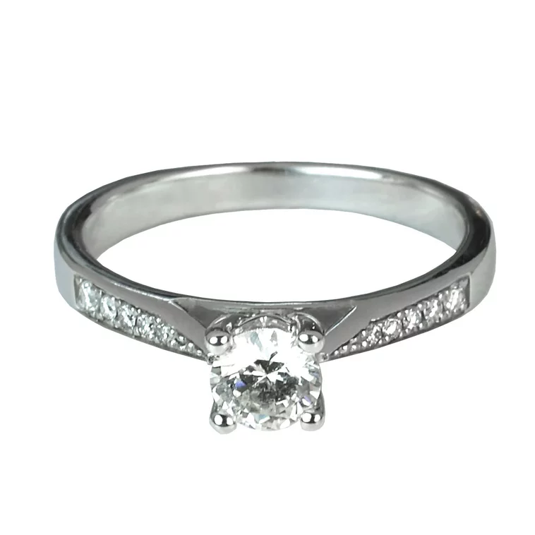 Zlatý prsteň s diamantmi Zlatý prsteň s diamantmi