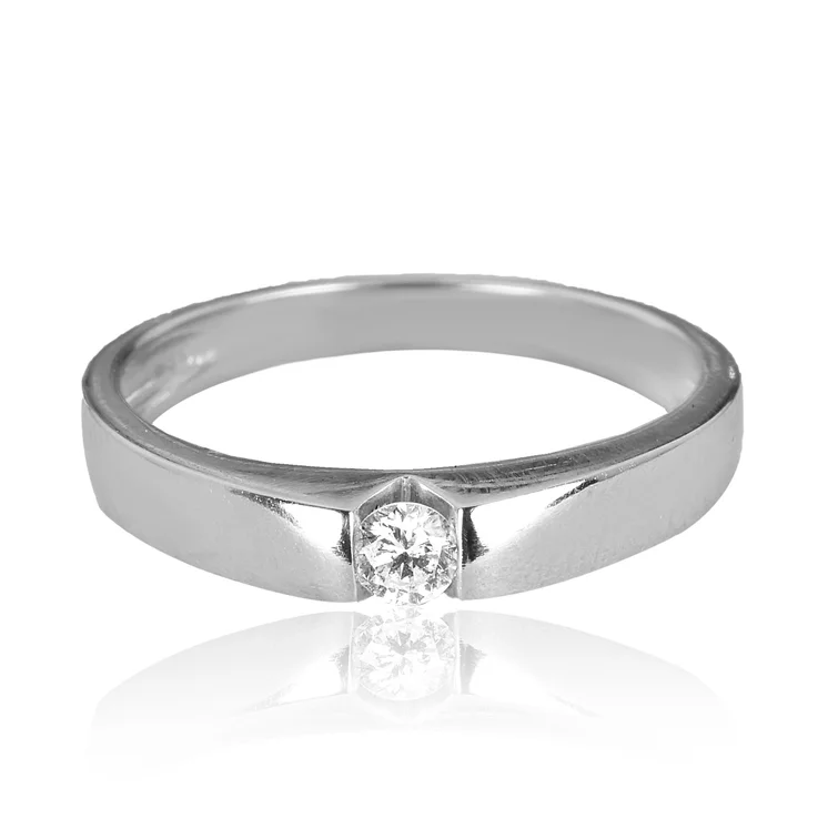 Zlatý prsteň s diamantom Zlatý prsteň s diamantom
