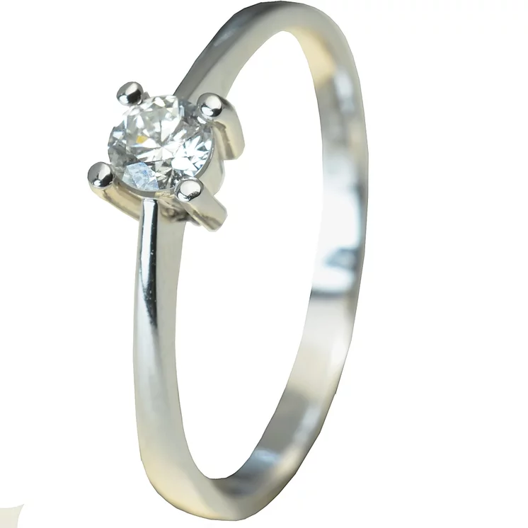 Zlatý prsteň s diamantom Zlatý prsteň s diamantom