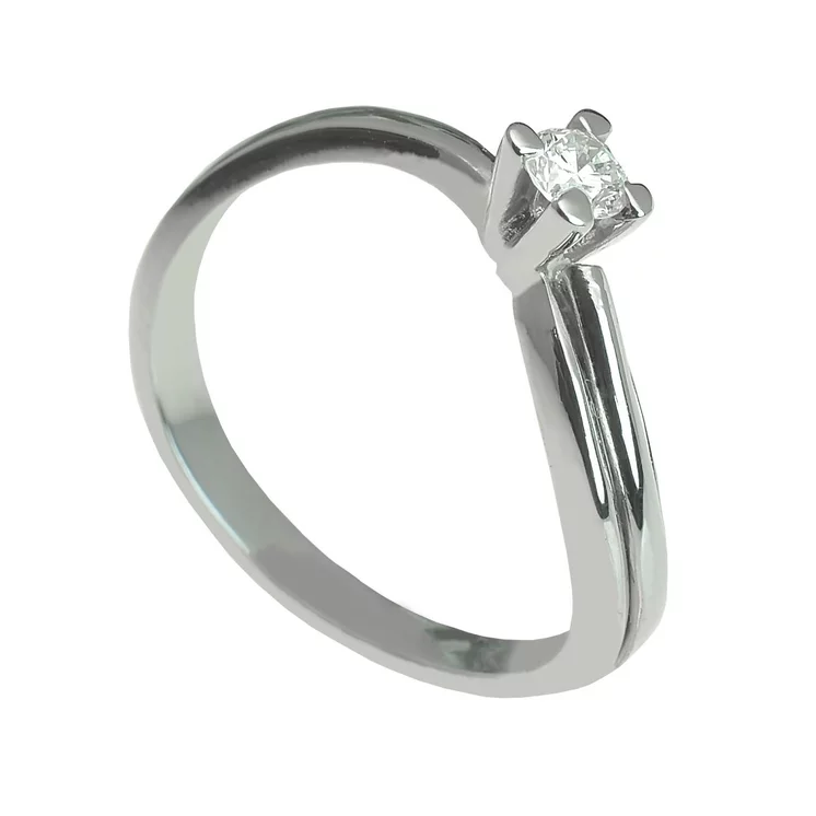 Zlatý prsteň s diamantom Zlatý prsteň s diamantom