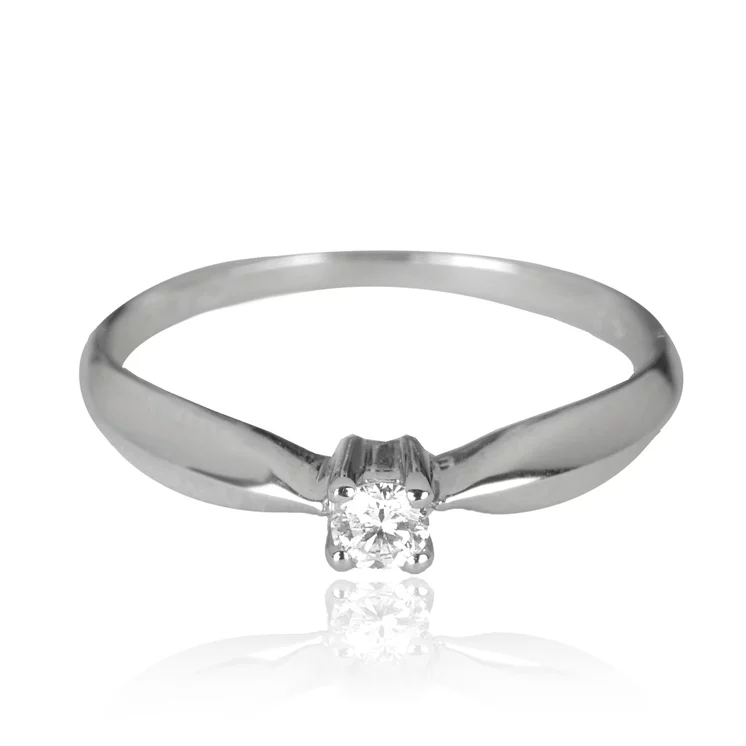 Zlatý prsteň s diamantom Zlatý prsteň s diamantom