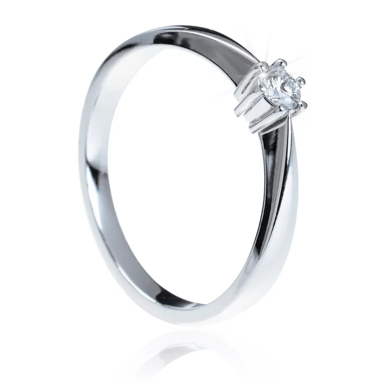 Zlatý prsteň s diamantom Zlatý prsteň s diamantom