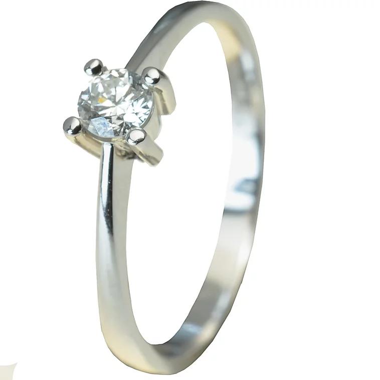 Zlatý prsteň s diamantom Zlatý prsteň s diamantom