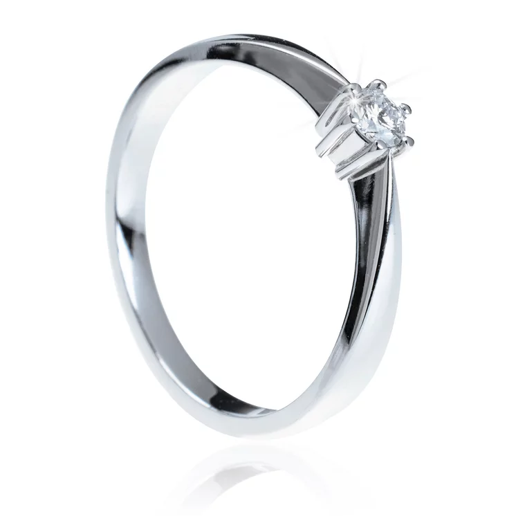 Zlatý prsteň s diamantom Zlatý prsteň s diamantom