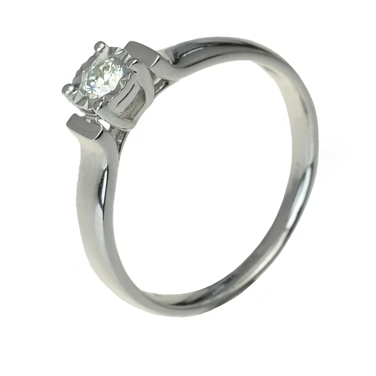 Zlatý prsteň s diamantom Zlatý prsteň s diamantom