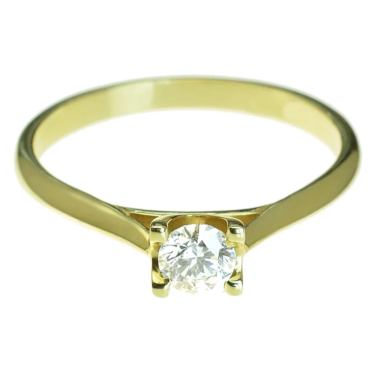 Zlatý prsteň s diamantom Zlatý prsteň s diamantom