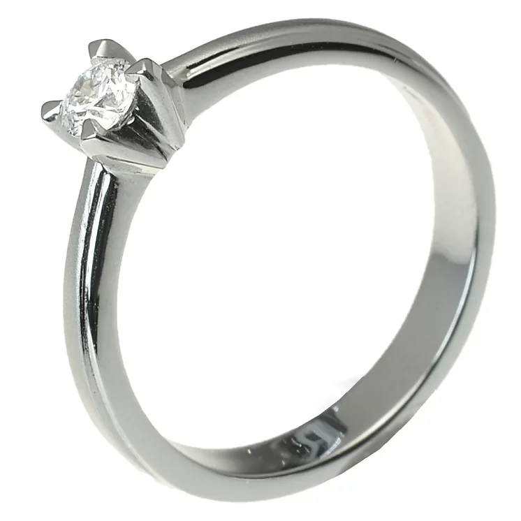 Zlatý prsteň s diamantom Zlatý prsteň s diamantom