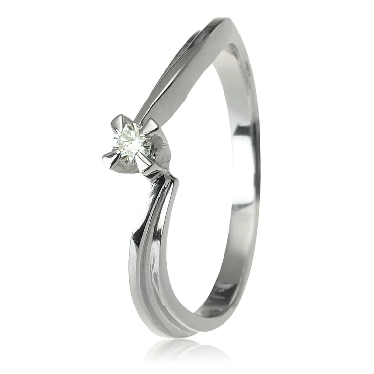 Zlatý prsteň s diamantom Zlatý prsteň s diamantom