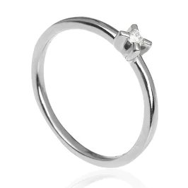Zlatý prsteň s diamantom Zlatý prsteň s diamantom