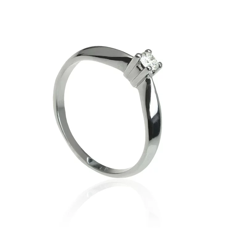 Zlatý prsteň s diamantom Zlatý prsteň s diamantom