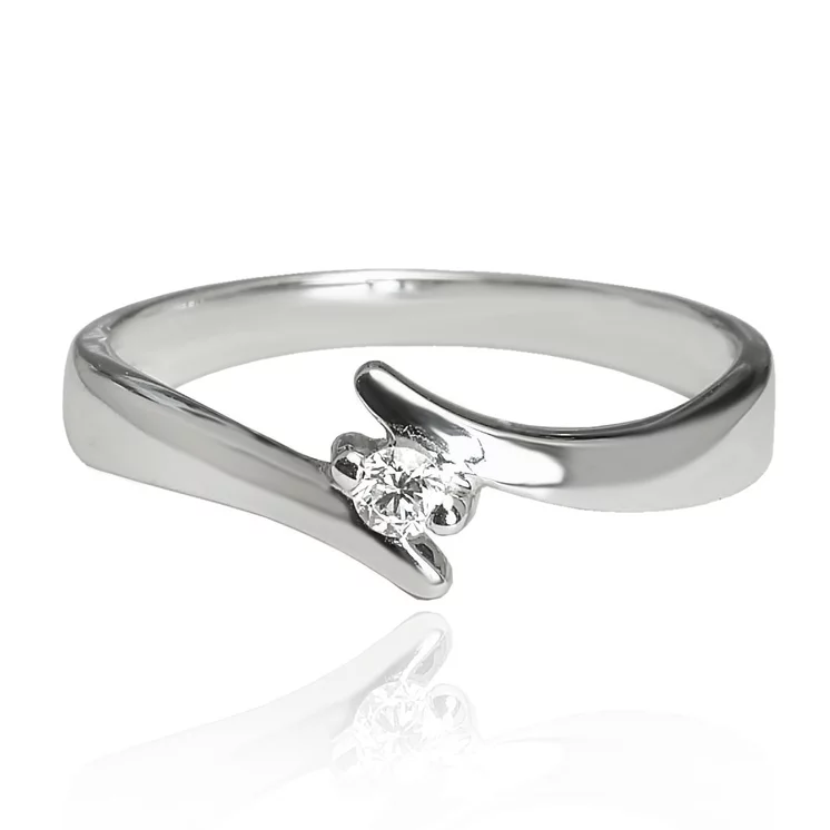 Zlatý prsteň s diamantom Zlatý prsteň s diamantom