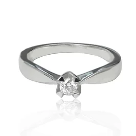 Zlatý prsteň s diamantom Zlatý prsteň s diamantom