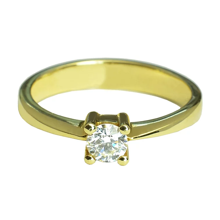 Zlatý prsteň s diamantom Zlatý prsteň s diamantom