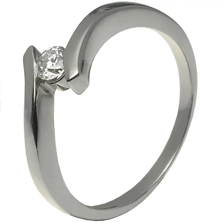 Zlatý prsteň s diamantom Zlatý prsteň s diamantom