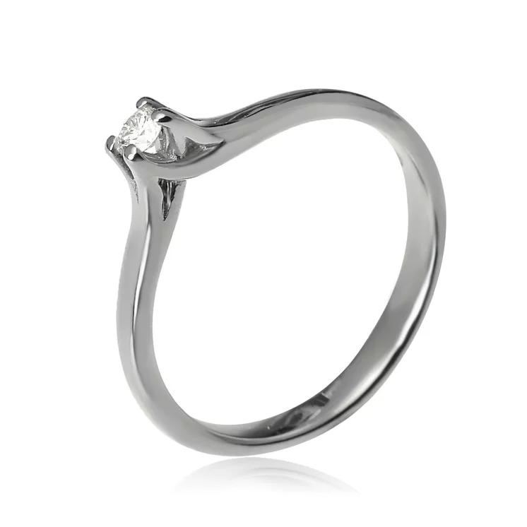 Zlatý prsteň s diamantom Zlatý prsteň s diamantom