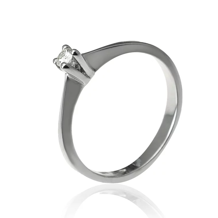 Zlatý prsteň s diamantom Zlatý prsteň s diamantom