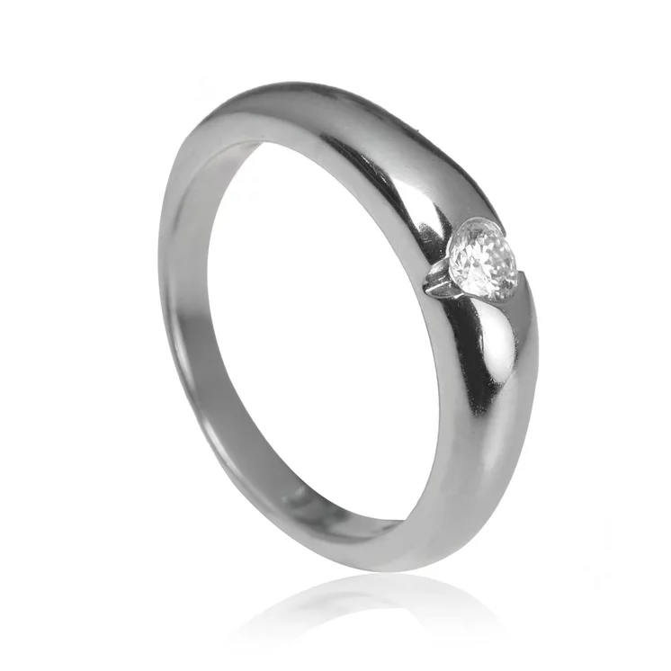 Zlatý prsteň s diamantom Zlatý prsteň s diamantom