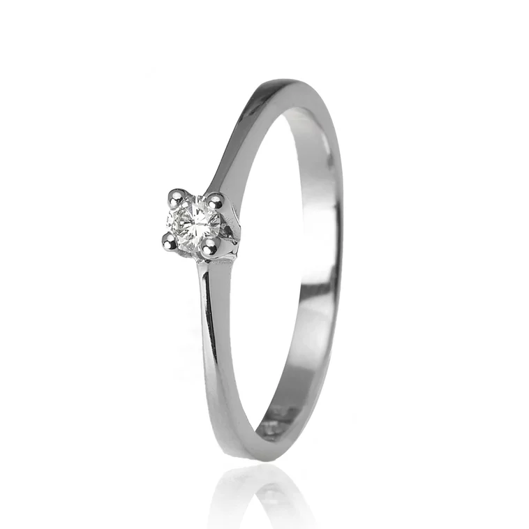 Zlatý prsteň s diamantom Zlatý prsteň s diamantom
